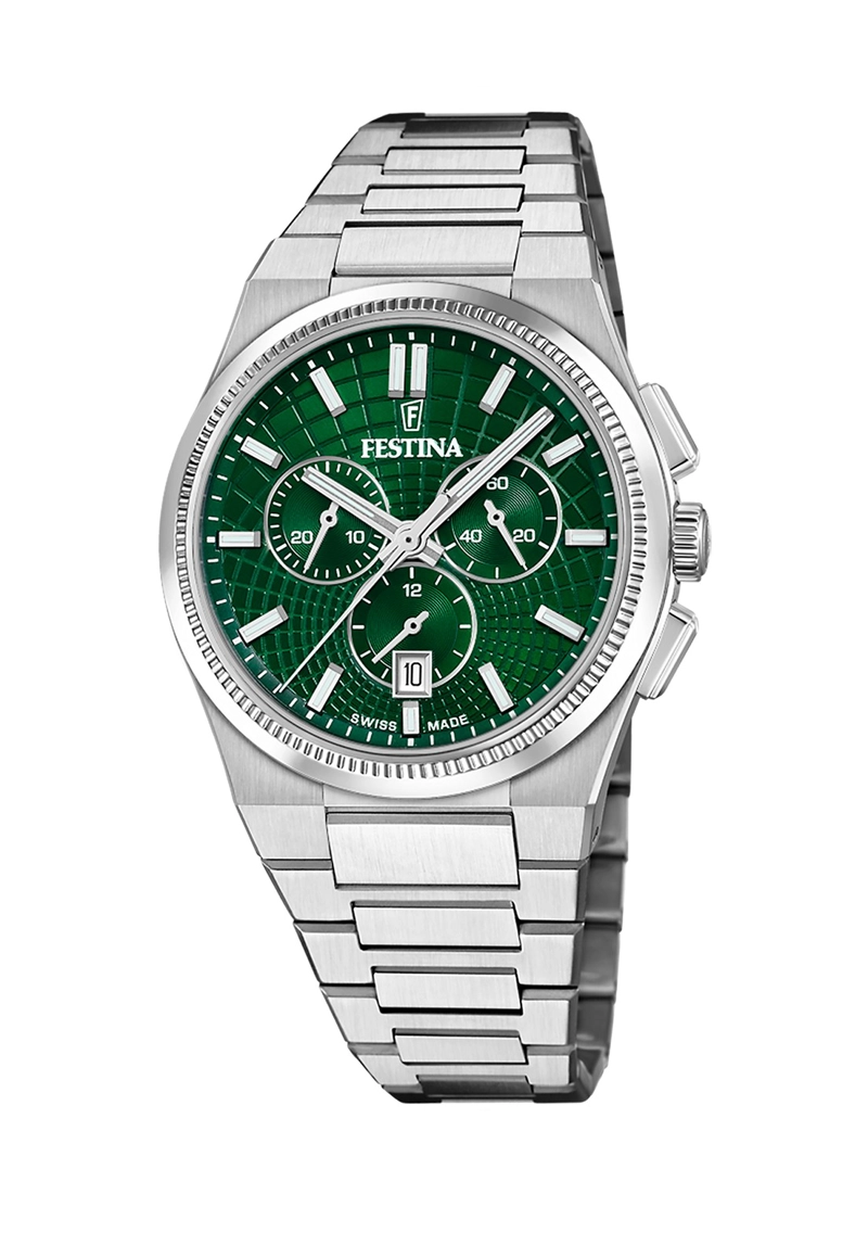 RELOJ F20059/3 FESTINA SWISS VERDE HOMBRE RIVE COLLECTION - 1