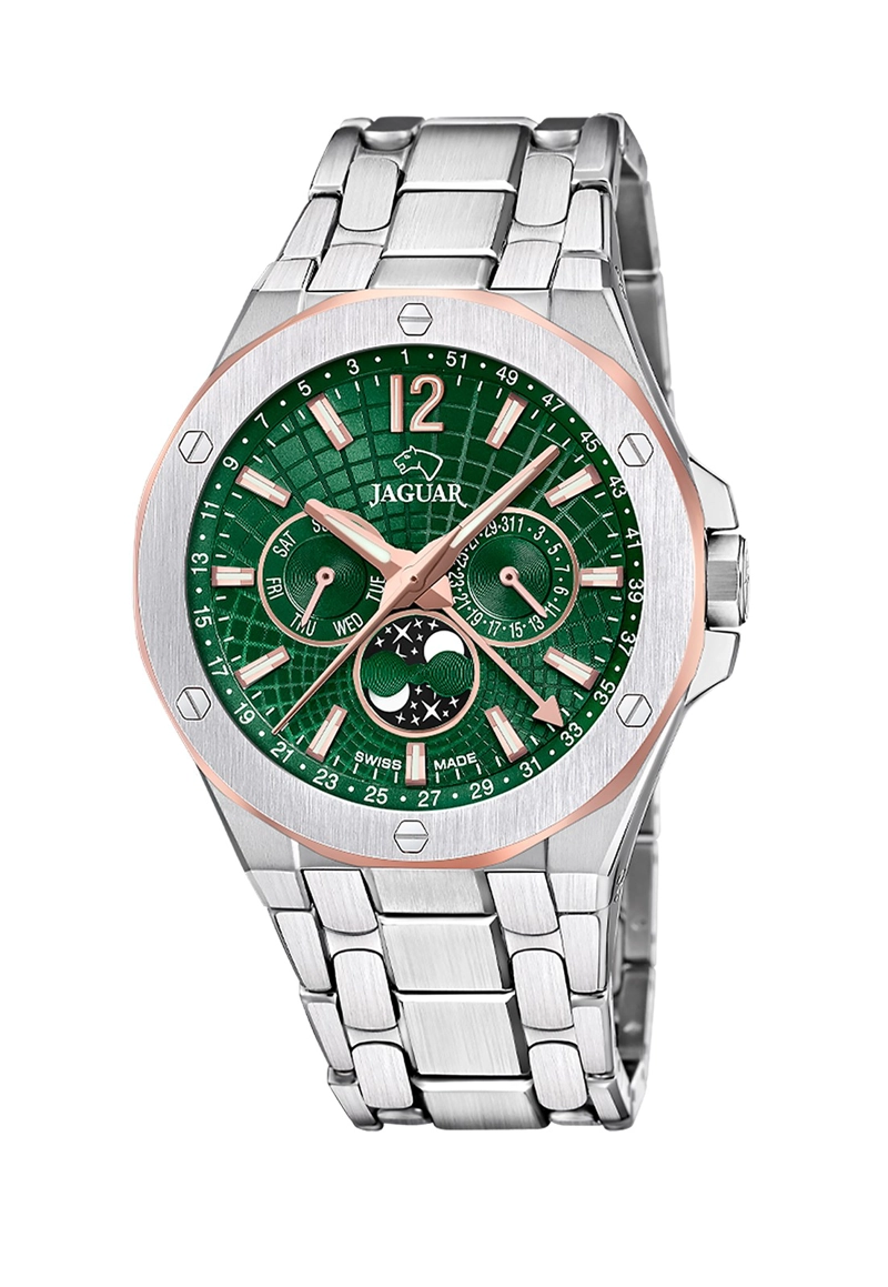 RELOJ J1039/3 JAGUAR SWISS VERDE HOMBRE DIPLOMATIC - 1