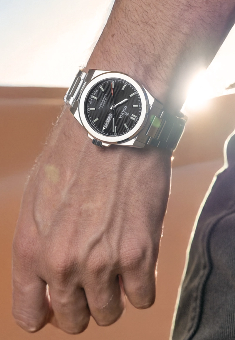 RELOJ F20073/5 FESTINA SWISS NEGRO HOMBRE ACERO CLASICO - 3
