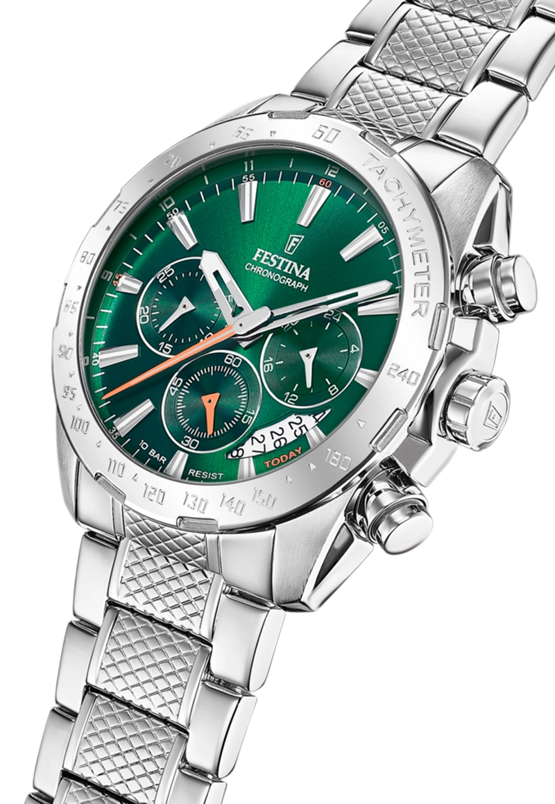 RELOJ F20668/3 FESTINA VERDE HOMBRE TIMELESS CHRONOGRAPH - 3