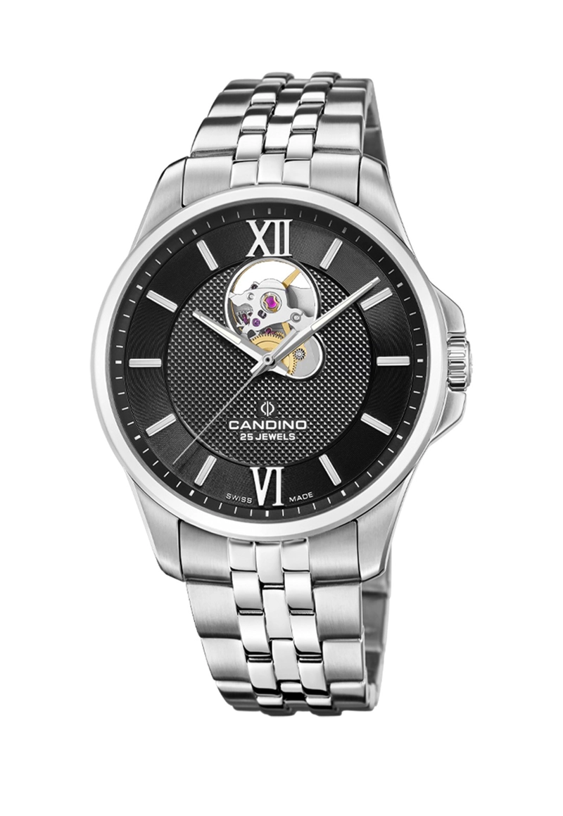 RELOJ C4780/6 CANDINO SWISS NEGRO HOMBRE AUTOMATICO - 1