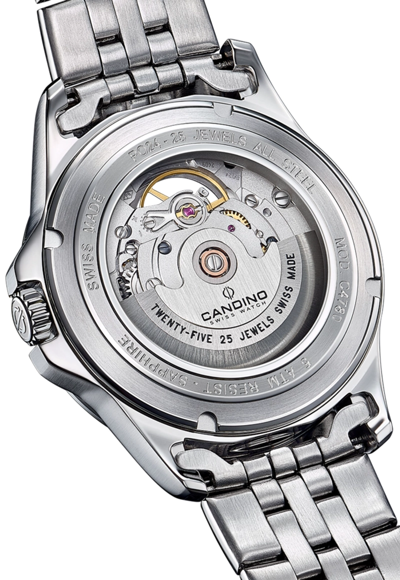 RELOJ C4780/6 CANDINO SWISS NEGRO HOMBRE AUTOMATICO - 3