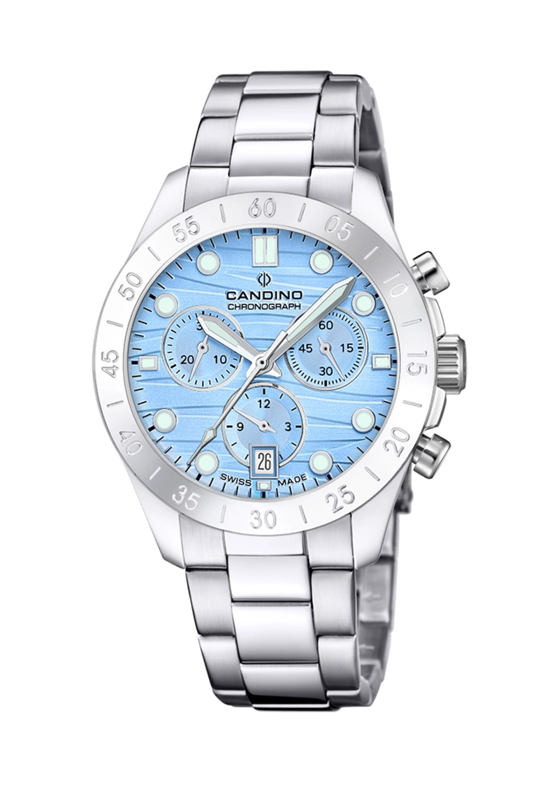 RELOJ C4783/3 CANDINO SWISS AZUL MUJER GENTS SPORT - 1