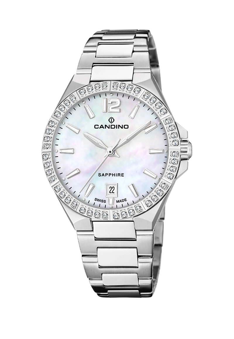 RELOJ C4760/A CANDINO SWISS BLANCO MUJER GENTS SPORT - 1
