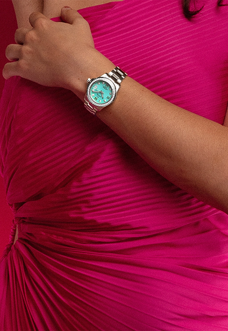 RELOJ J892/6 JAGUAR CELESTE MUJER EXECUTIVE - 3
