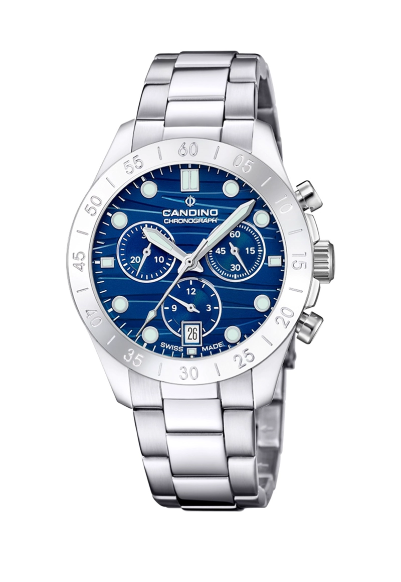 RELOJ C4783/5 CANDINO SWISS AZUL MUJER GENTS SPORT - 1