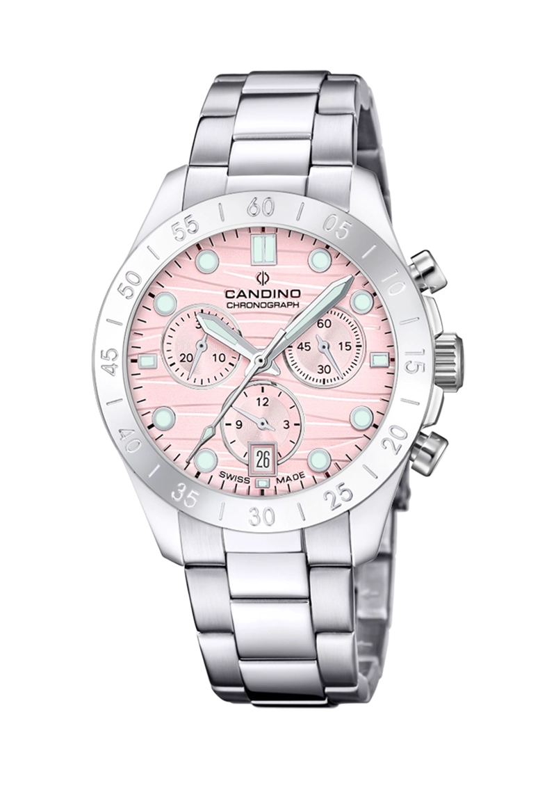 RELOJ C4783/2 CANDINO SWISS ROSA MUJER GENTS SPORT - 1