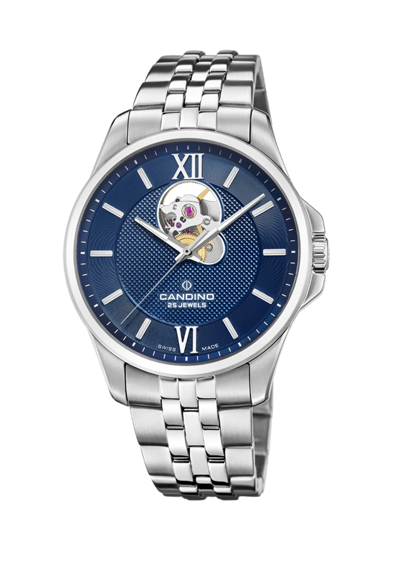 RELOJ C4780/4 CANDINO SWISS AZUL HOMBRE AUTOMATICO - 1