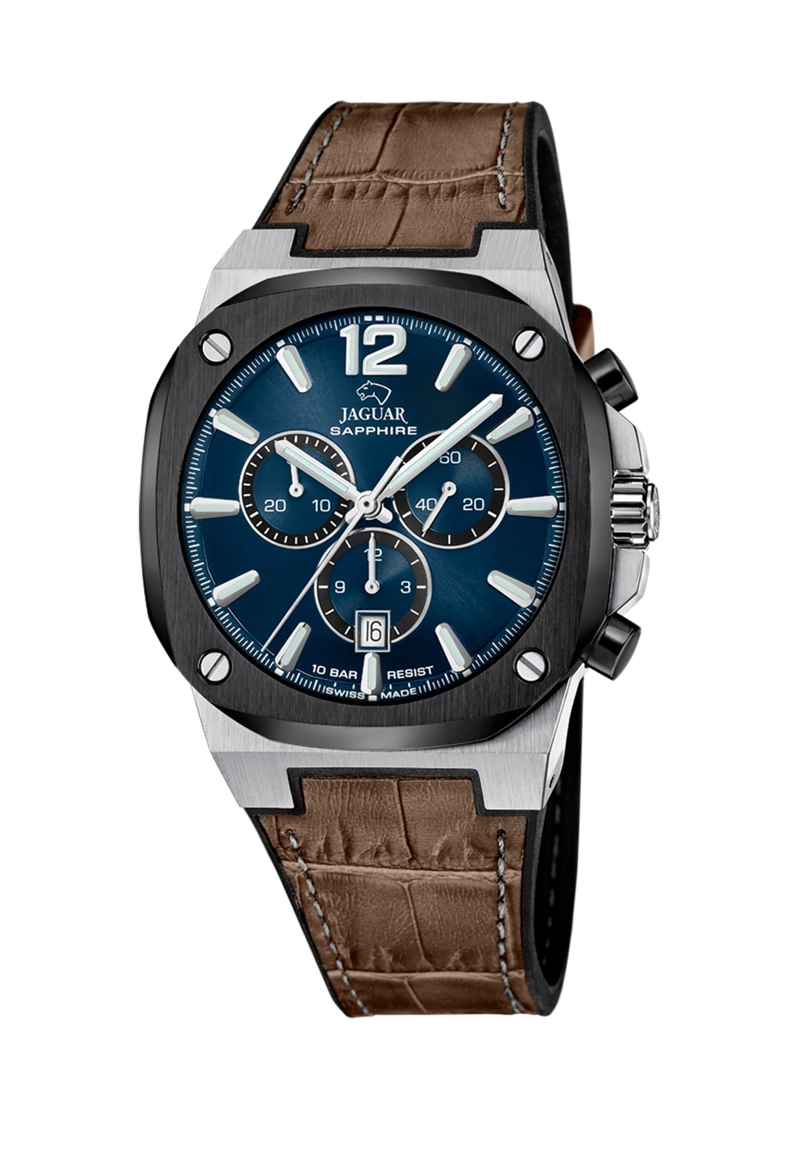 RELOJ J1026/2 JAGUAR SWISS AZUL HOMBRE RONDCARRE - 1