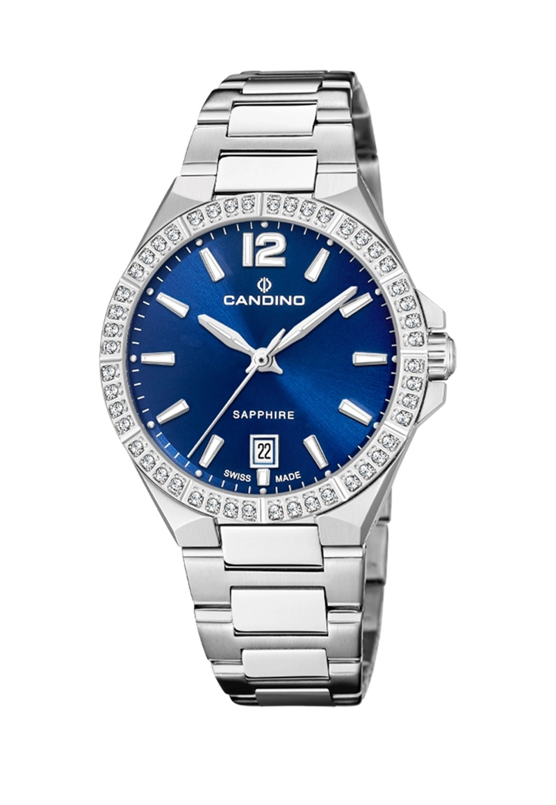 RELOJ C4760/B CANDINO SWISS AZUL MUJER GENTS SPORT - 1