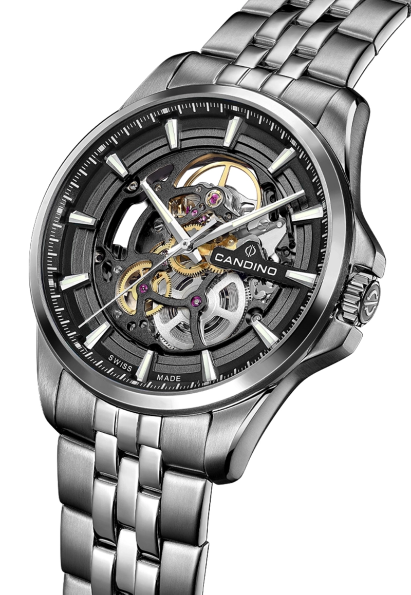 RELOJ C4782/3 CANDINO SWISS NEGRO HOMBRE AUTOMATICO - 3