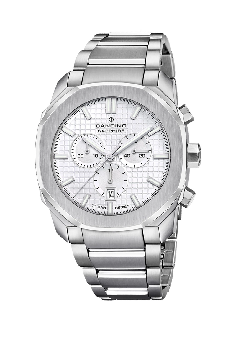 RELOJ C4746/5 CANDINO SWISS PLATA HOMBRE COUPLE SPORT - 1