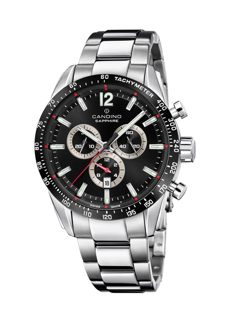 RELOJ C4757/D CANDINO SWISS NEGRO HOMBRE GENTS CLASSIC - 1