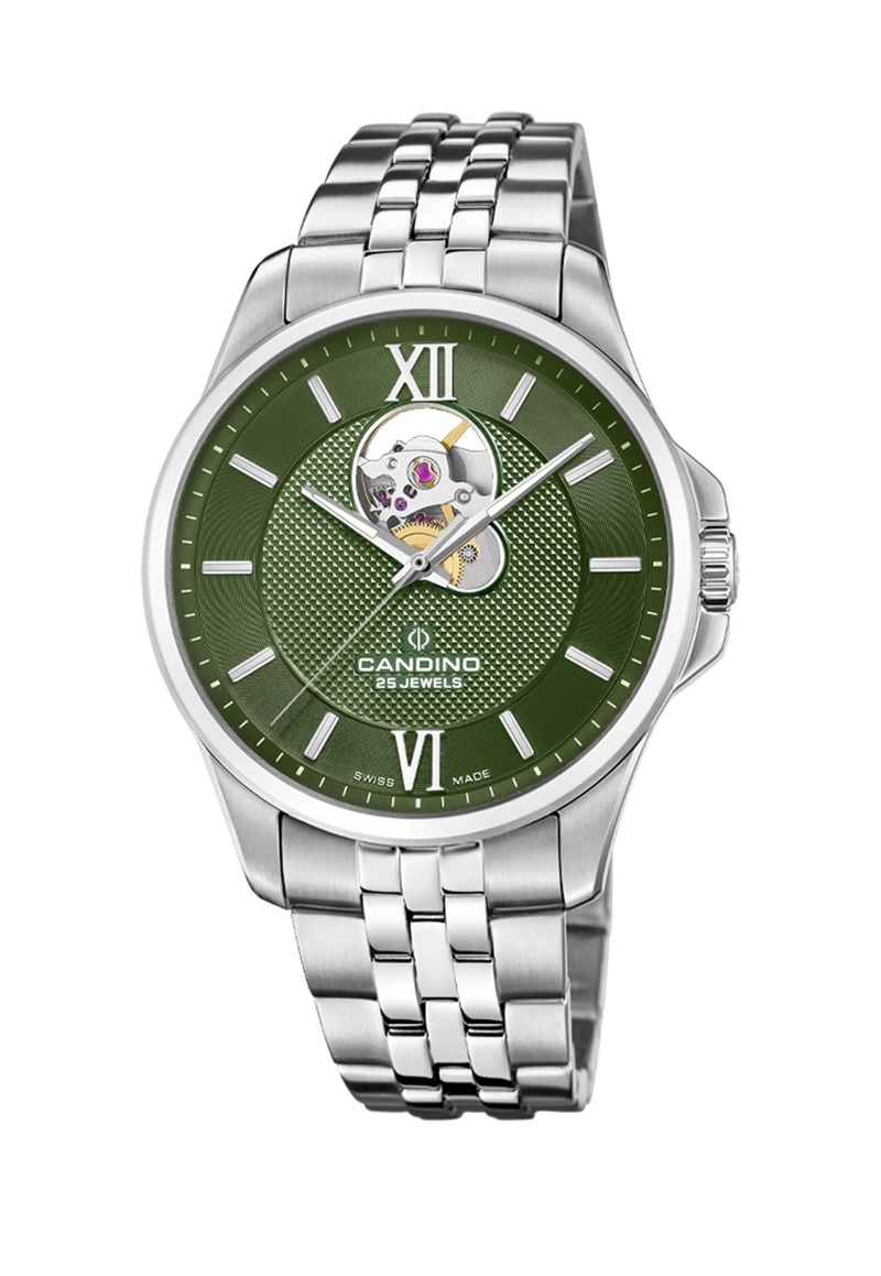 RELOJ C4780/5 CANDINO SWISS VERDE HOMBRE AUTOMATICO - 1