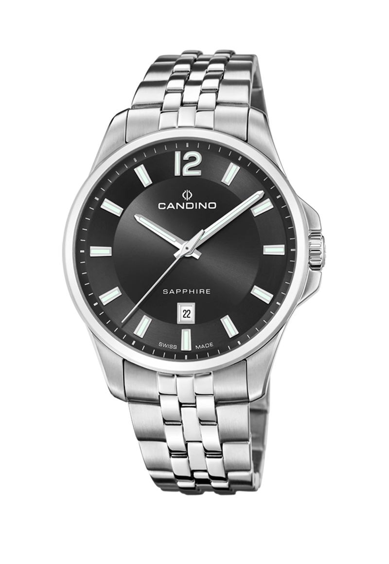 RELOJ C4764/4 CANDINO SWISS NEGRO HOMBRE COUPLES CLASSIC - 1