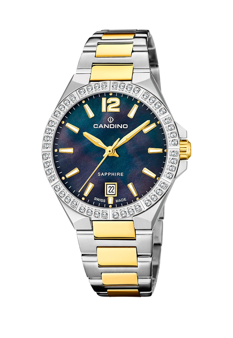 RELOJ C4761/B CANDINO SWISS AZUL MUJER GENTS SPORT - 1