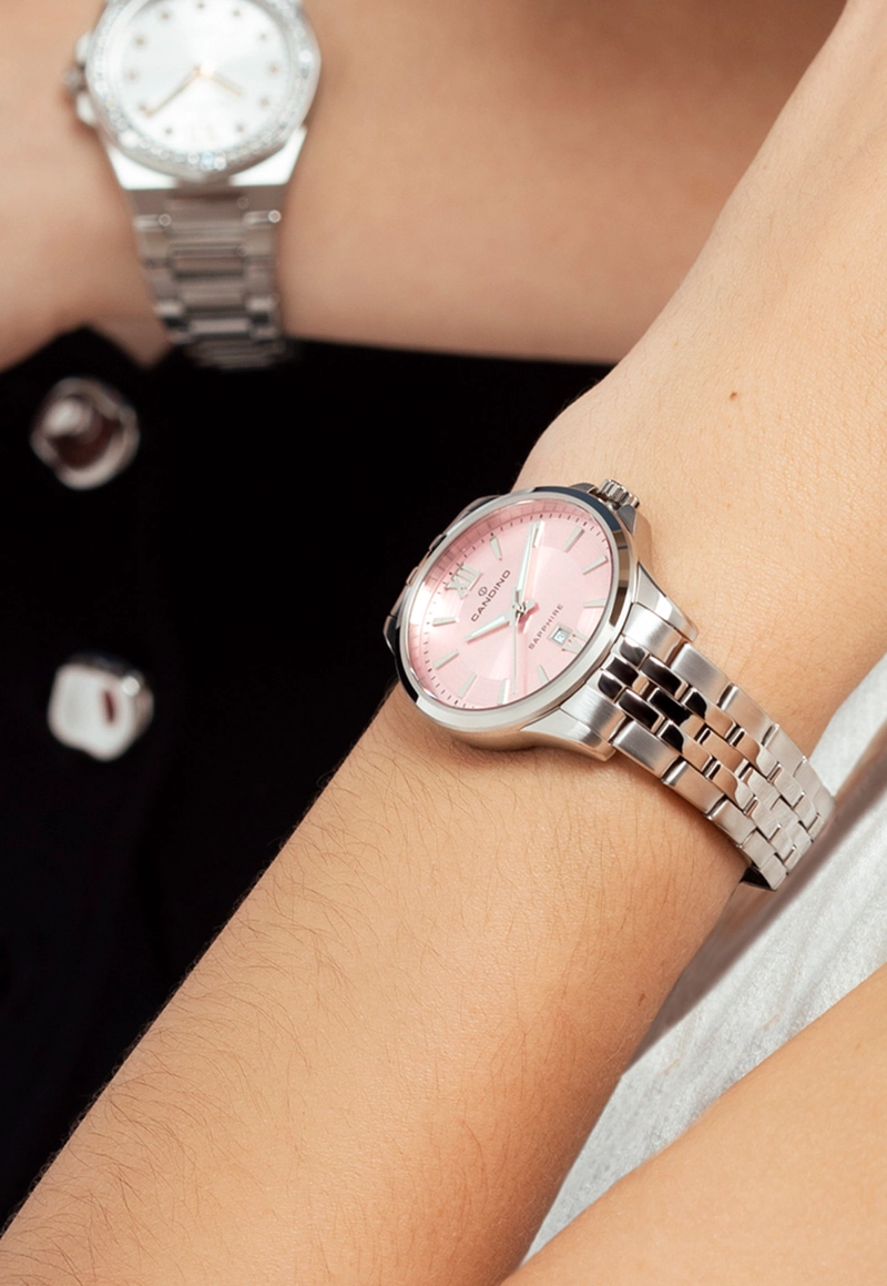 RELOJ C4766/7 CANDINO SWISS ROJO MUJER COUPLES CLASSIC - 3