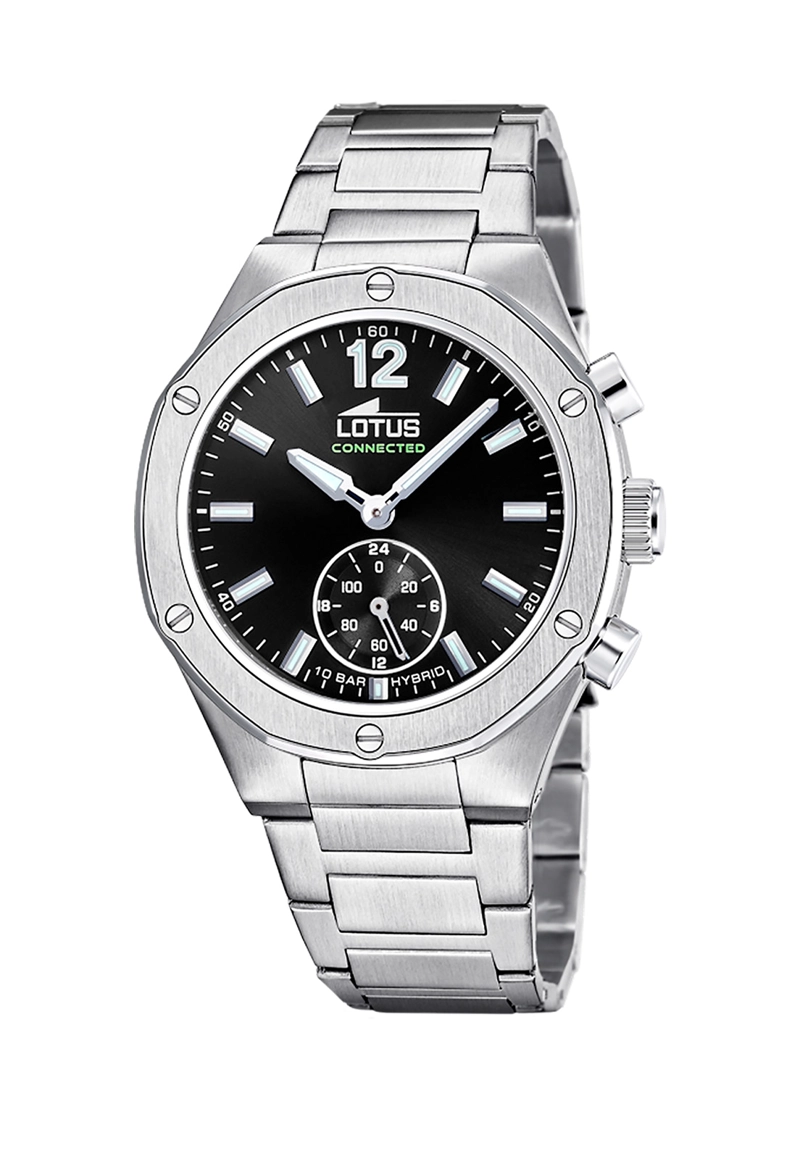 RELOJ 18971/6 LOTUS NEGRO MUJER HYBRID - 1