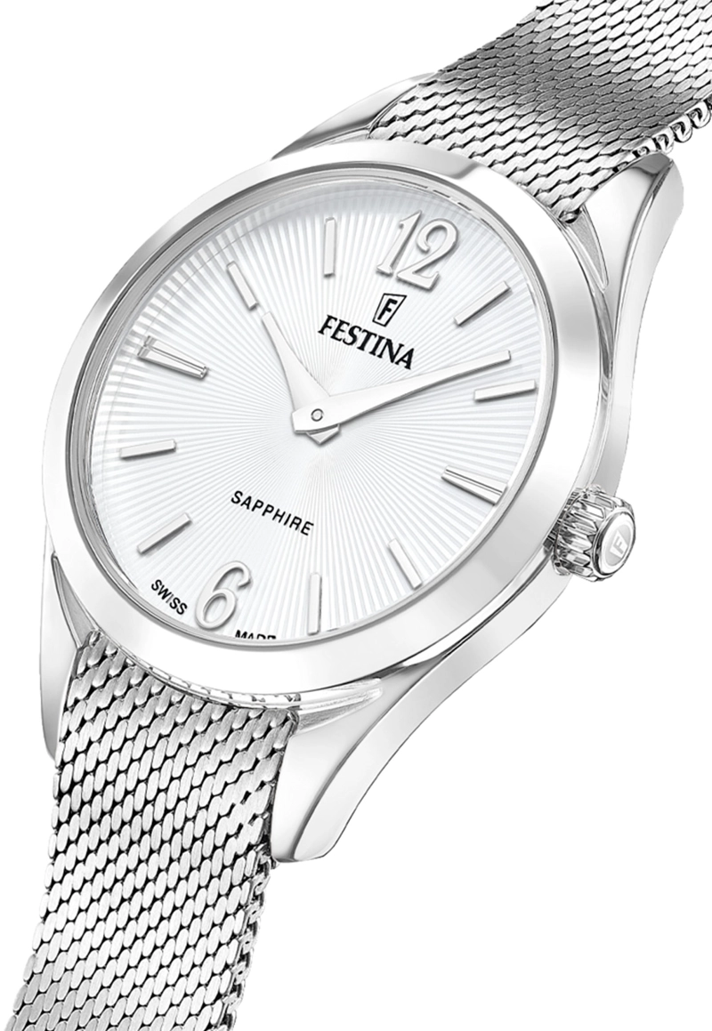 RELOJ F20076/1 FESTINA SWISS PLATEADO MUJER GRACE - 3