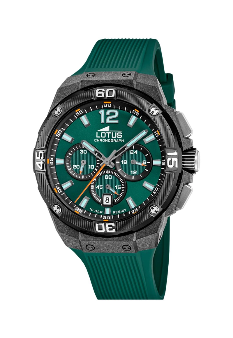 RELOJ 18975/2 LOTUS VERDE HOMBRE CHRONO - 1