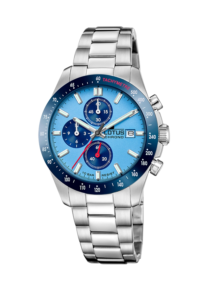 RELOJ 18994/2 LOTUS AZUL HOMBRE CHRONO - 1