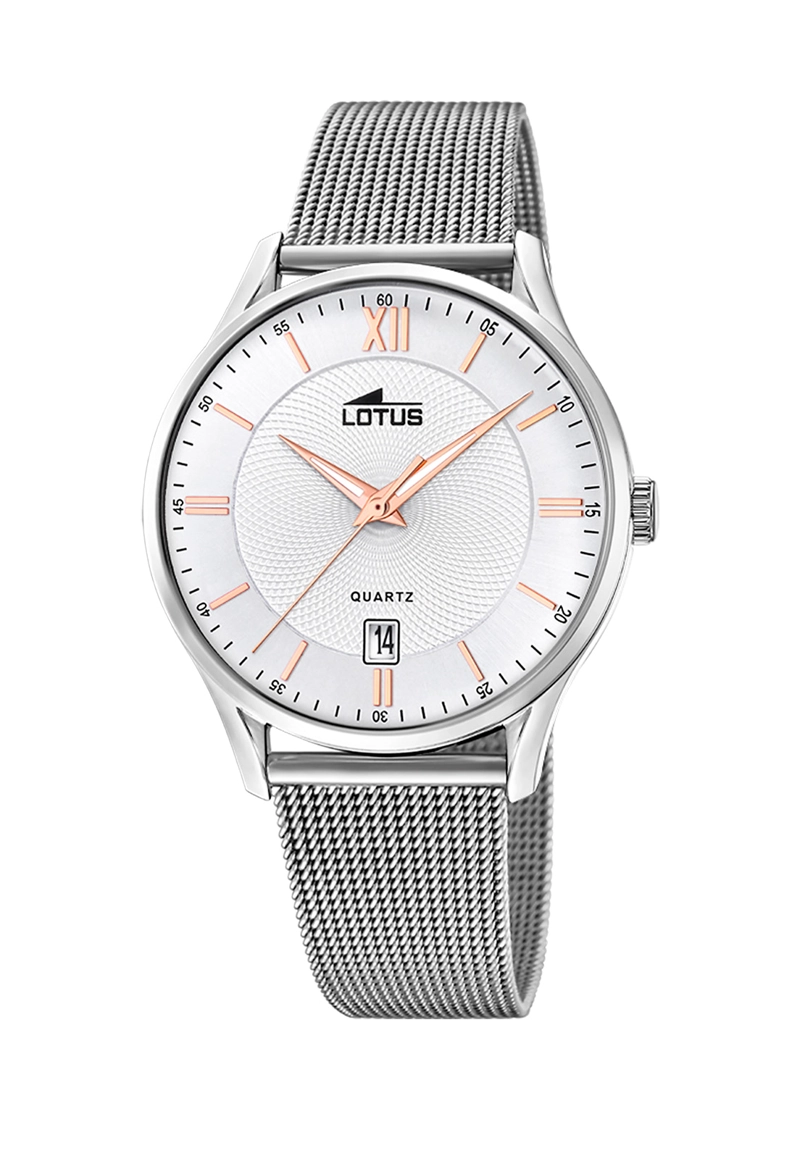 RELOJ 18405/F LOTUS PLATEADO HOMBRE REVIVAL - 1