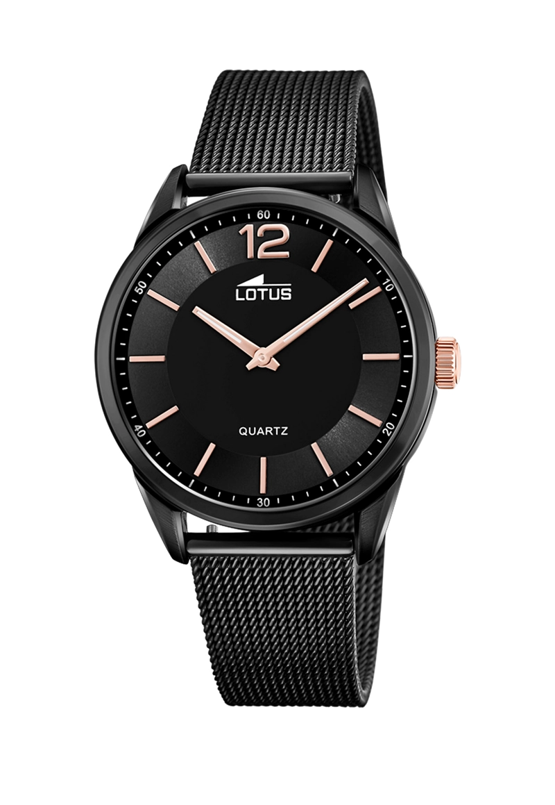 RELOJ 18736/B LOTUS NEGRO HOMBRE SMART CASUAL - 1