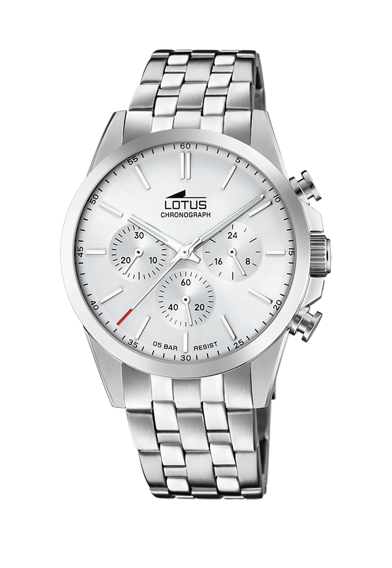 RELOJ 18989/1 LOTUS PLATEADO MUJER CHRONO - 1