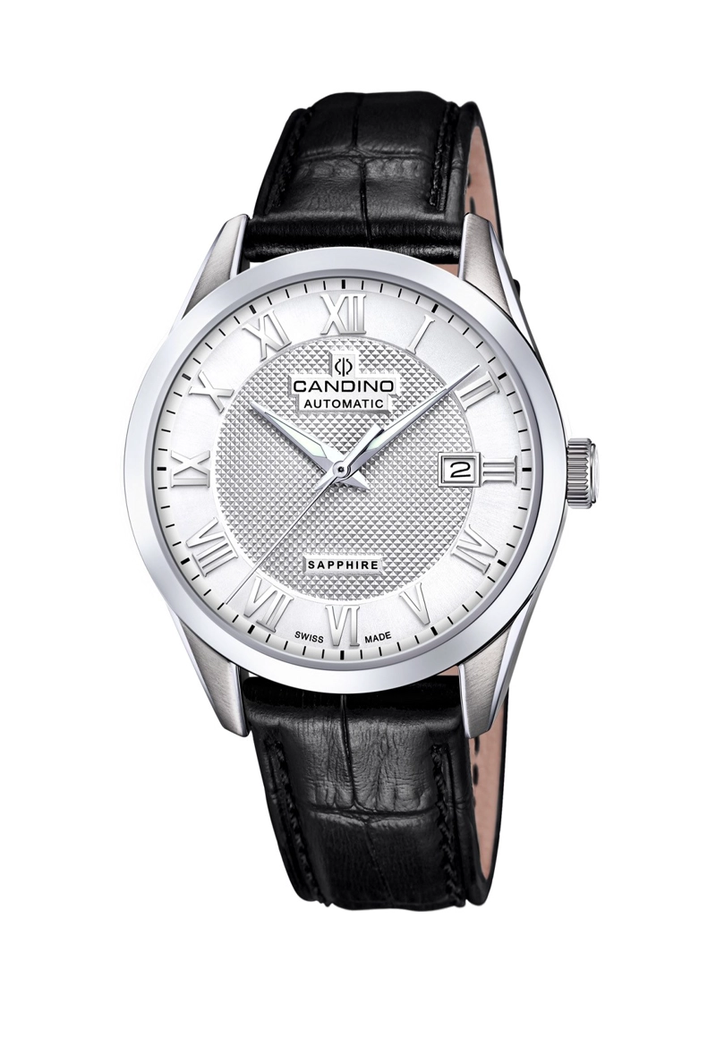 RELOJ C4710/2 CANDINO SWISS PLATA HOMBRE COUPLE CLASSIC - 1