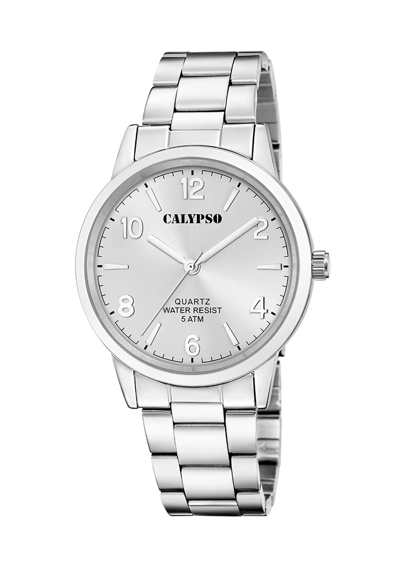 RELOJ K5858/2 CALYPSO PLATEADO HOMBRE BASIC - 1