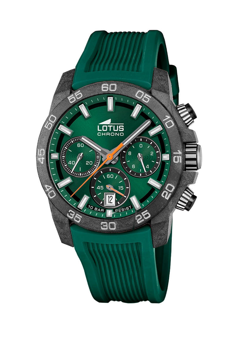 RELOJ 18974/2 LOTUS VERDE HOMBRE CHRONO - 1