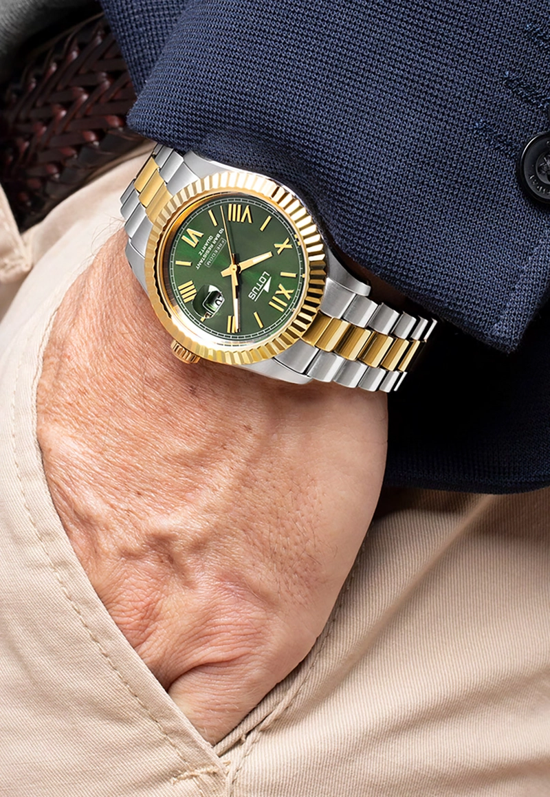 RELOJ 19003/3 LOTUS VERDE HOMBRE THE AMBASSADORS COLLECTIONS - 2