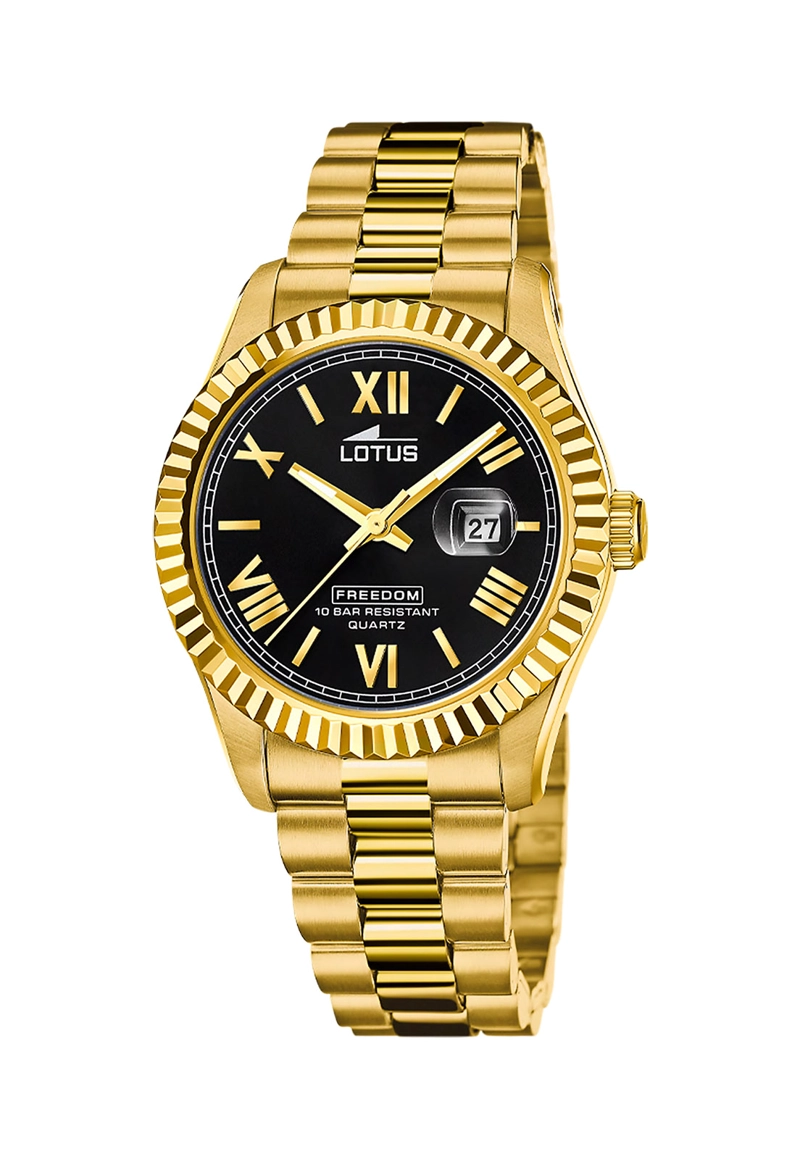 RELOJ 19005/2 LOTUS NEGRO HOMBRE THE AMBASSADORS COLLECTIONS - 1