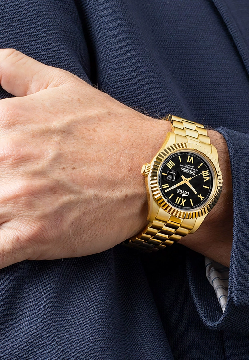 RELOJ 19005/2 LOTUS NEGRO HOMBRE THE AMBASSADORS COLLECTIONS - 2