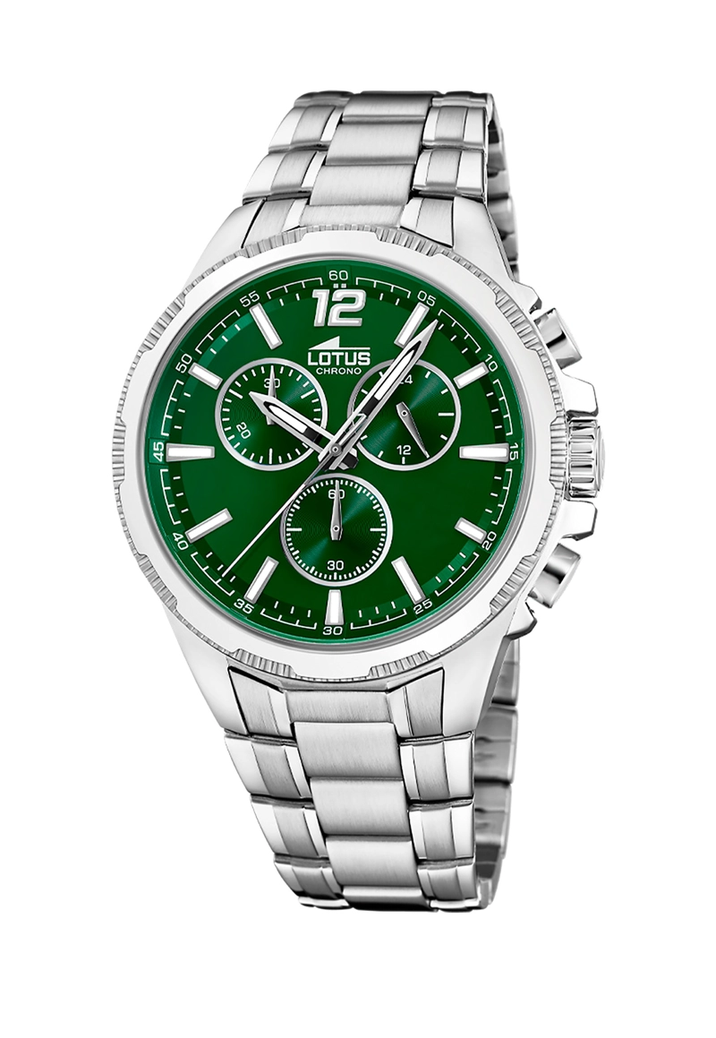 RELOJ 18991/3 LOTUS VERDE HOMBRE CHRONO - 1
