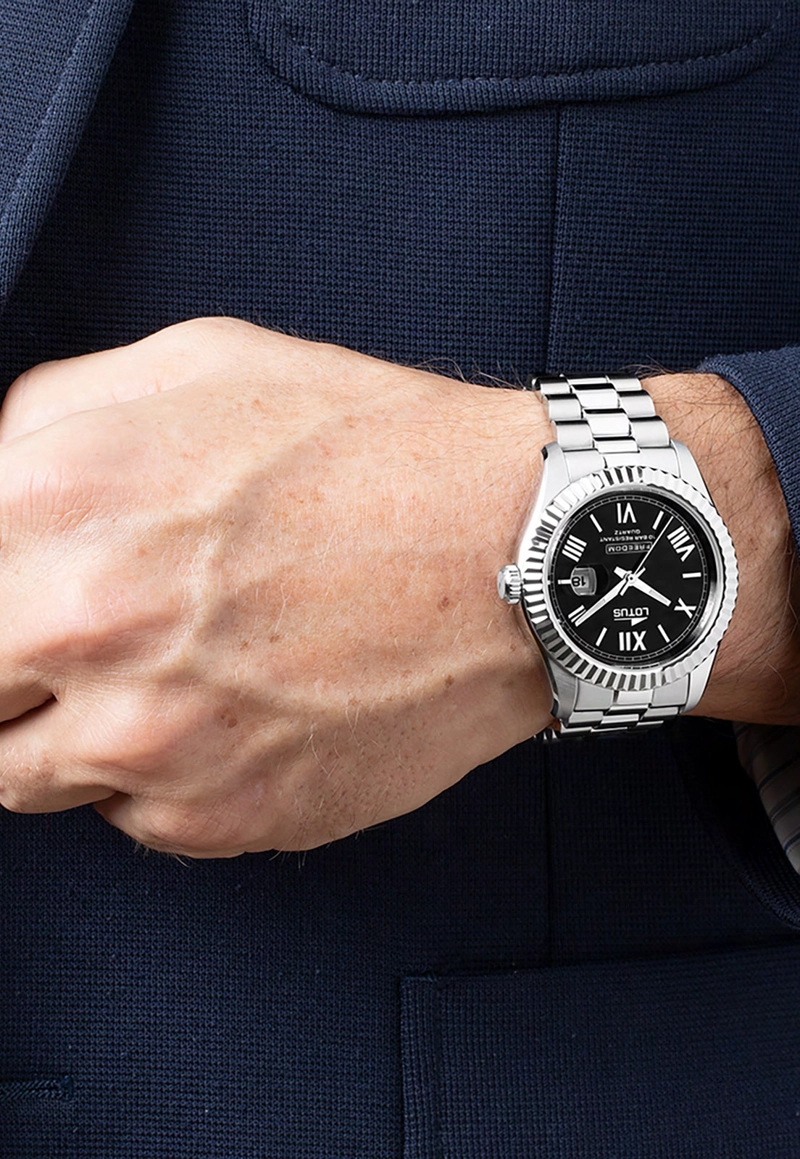 RELOJ 19002/5 LOTUS NEGRO HOMBRE THE AMBASSADORS COLLECTIONS - 2