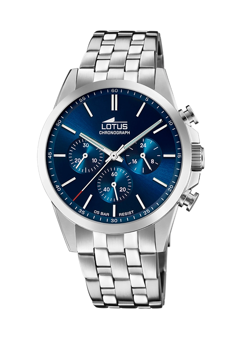 RELOJ 18989/2 LOTUS AZUL MUJER CHRONO - 1