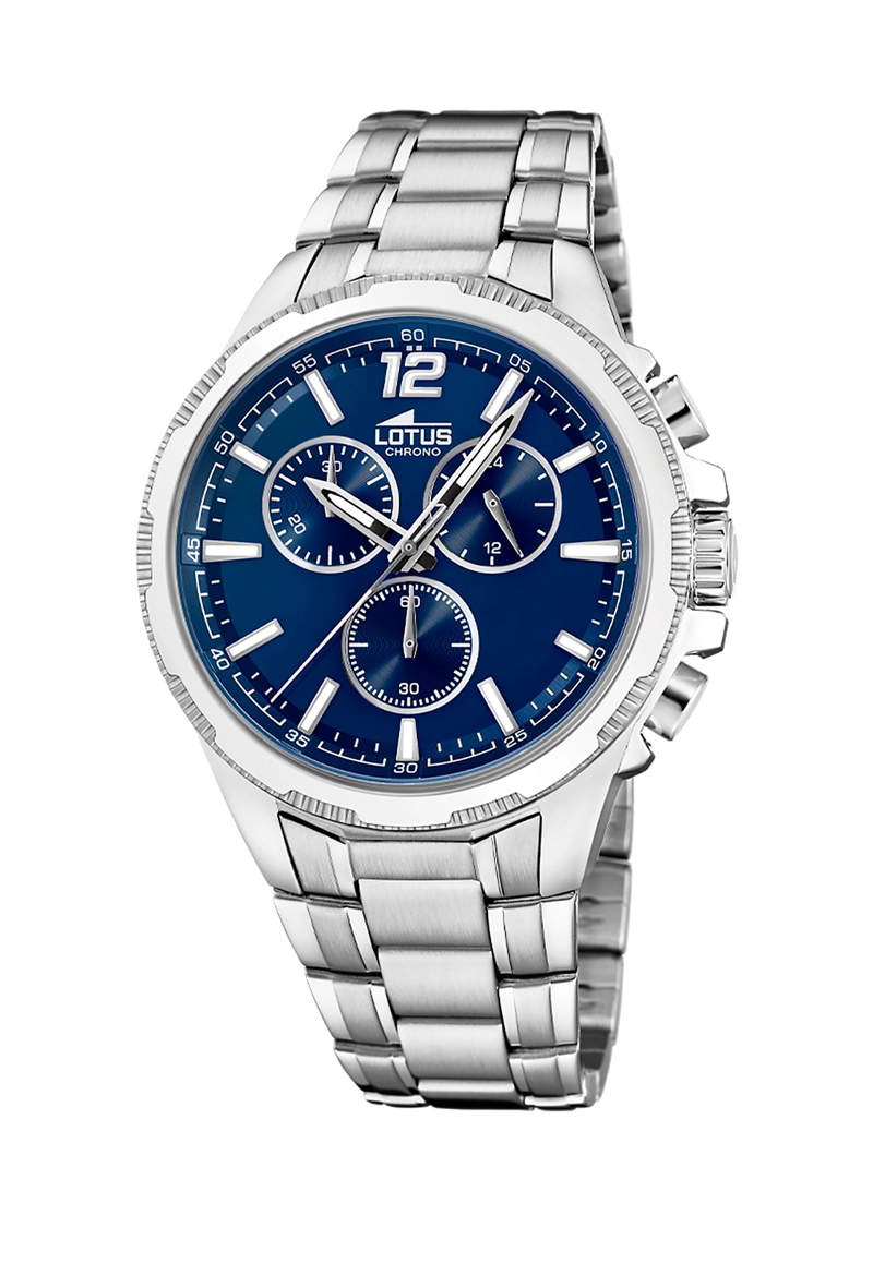 RELOJ 18991/2 LOTUS AZUL HOMBRE CHRONO - 1