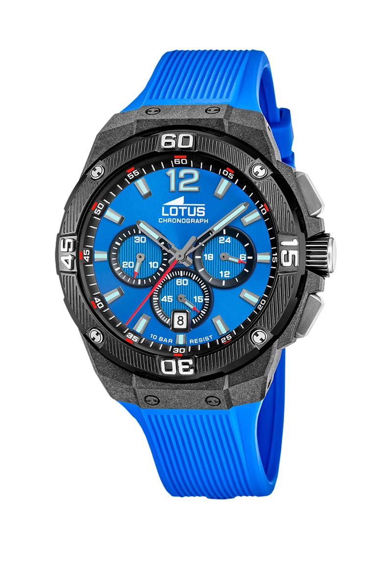 RELOJ 18975/1 LOTUS AZUL HOMBRE CHRONO - 1