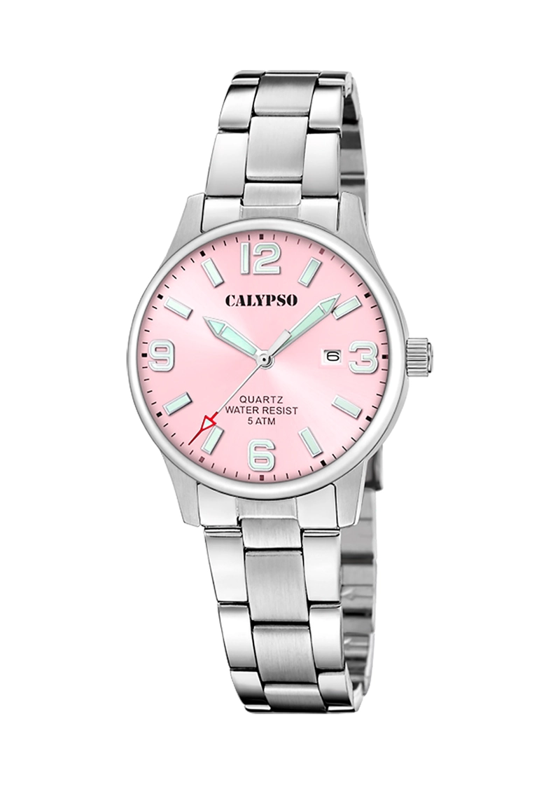 RELOJ K5861/5 CALYPSO PLATEADO MUJER BASIC - 1