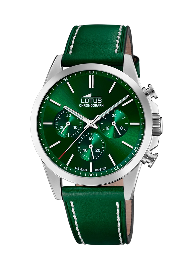 RELOJ 18990/3 LOTUS VERDE HOMBRE CHRONO - 1