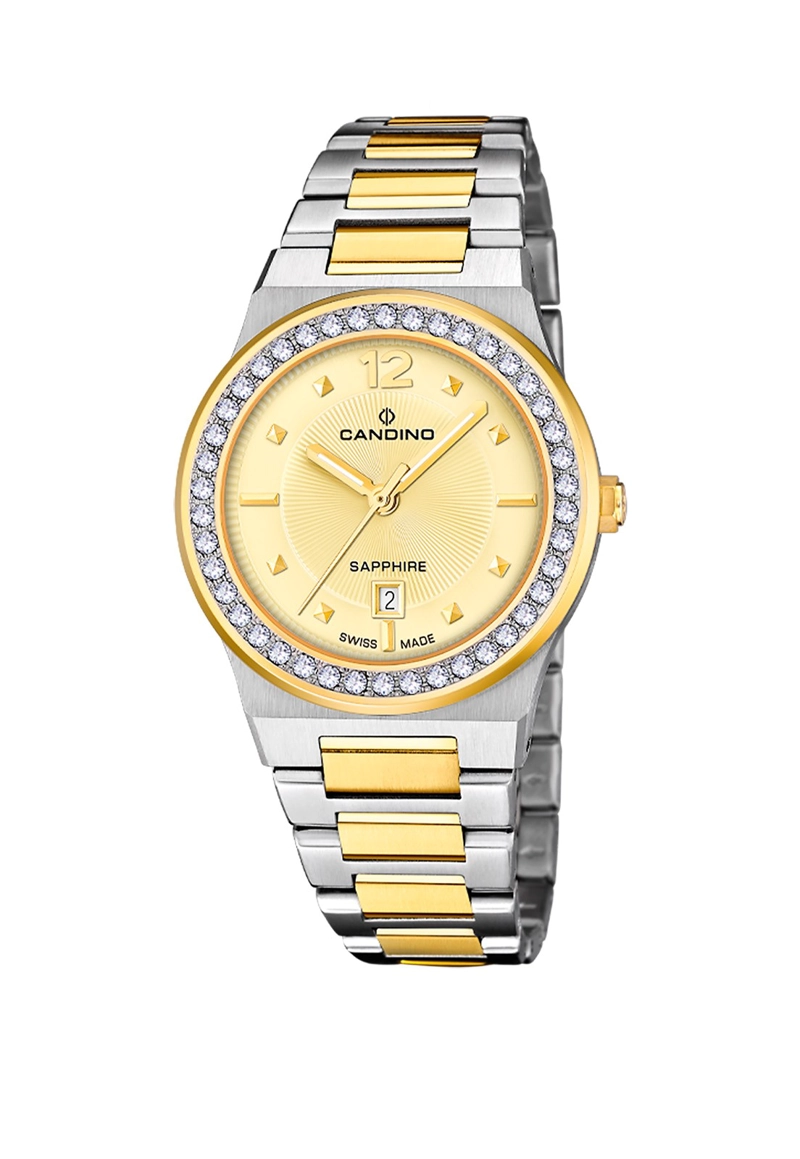 RELOJ C4750/B CANDINO SWISS DORADO MUJER GENTS SPORT - 1