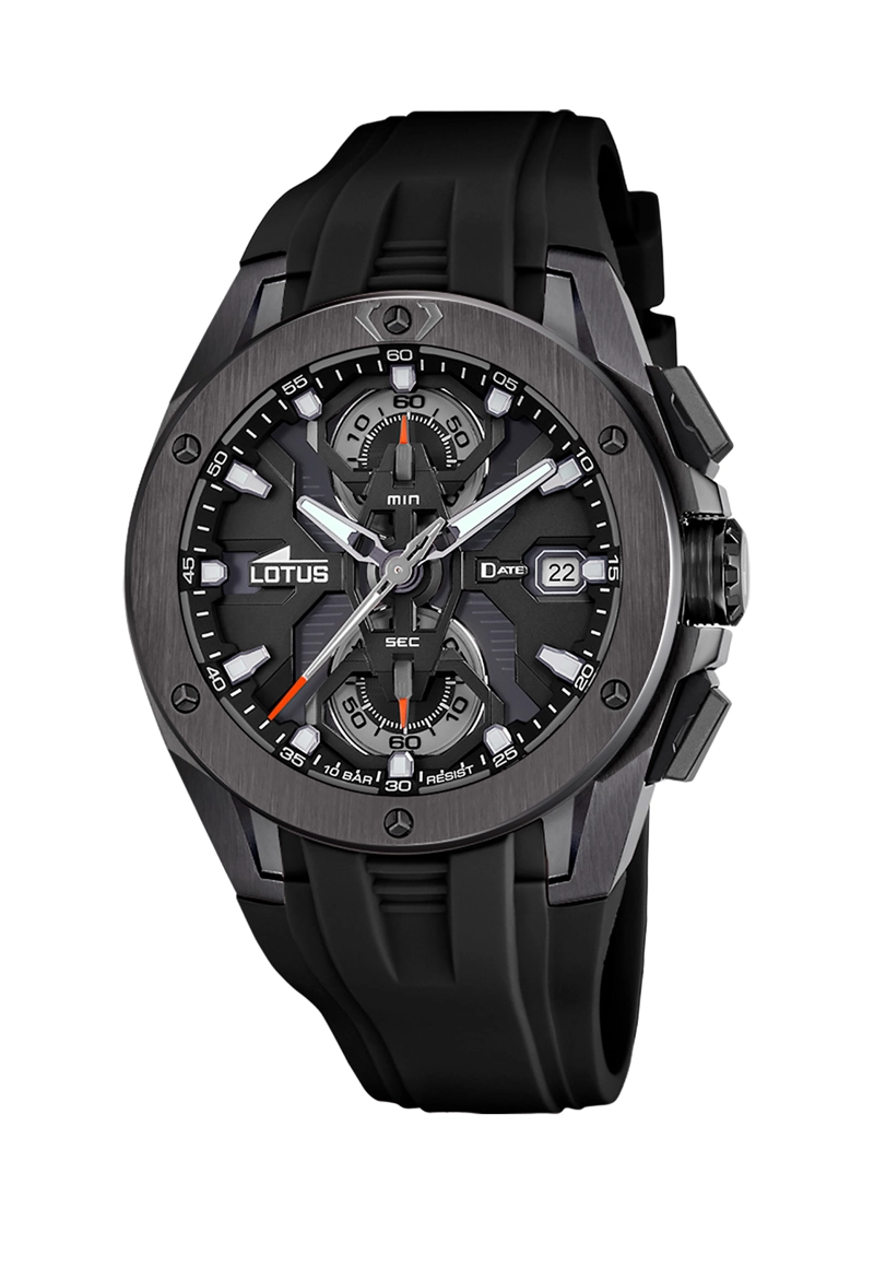 RELOJ 18943/6 LOTUS NEGRO HOMBRE LOTUS CODE - 1