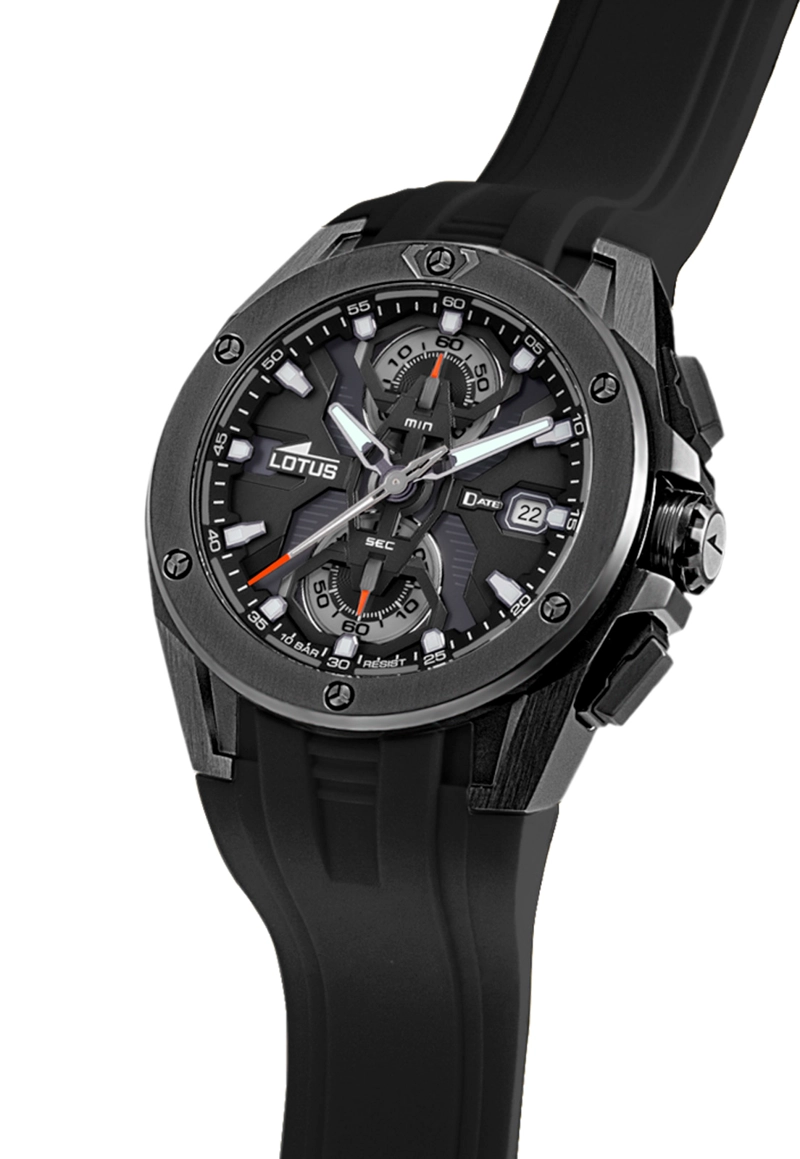 RELOJ 18943/6 LOTUS NEGRO HOMBRE LOTUS CODE - 3