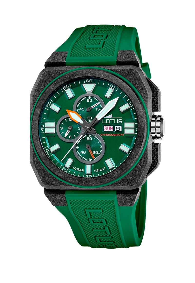 RELOJ 18976/2 LOTUS VERDE HOMBRE CHRONO - 1