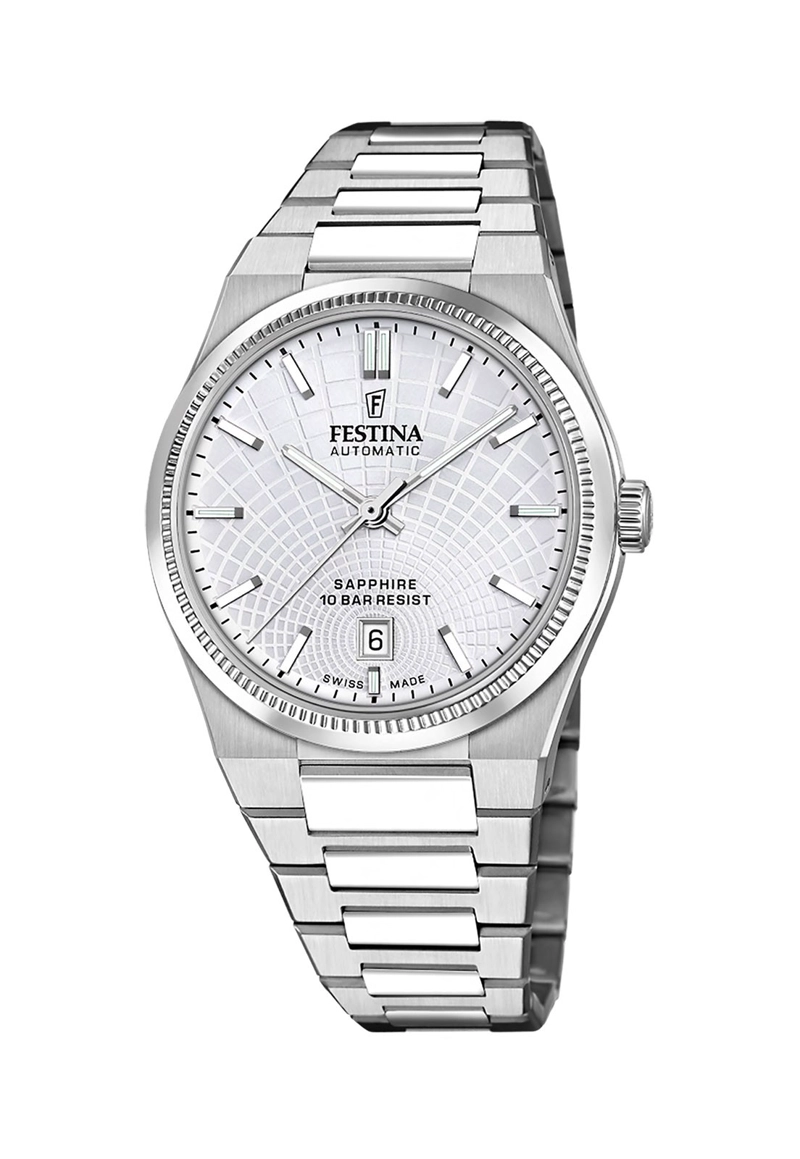 RELOJ F20083/1 FESTINA SWISS PLATEADO HOMBRE AUTOMATICO - 1
