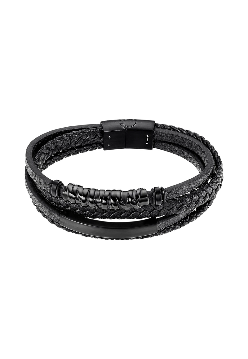 PULSERA LS2384-2/1 LOTUS STYLE HOMBRE MEN IN BLACK - 1