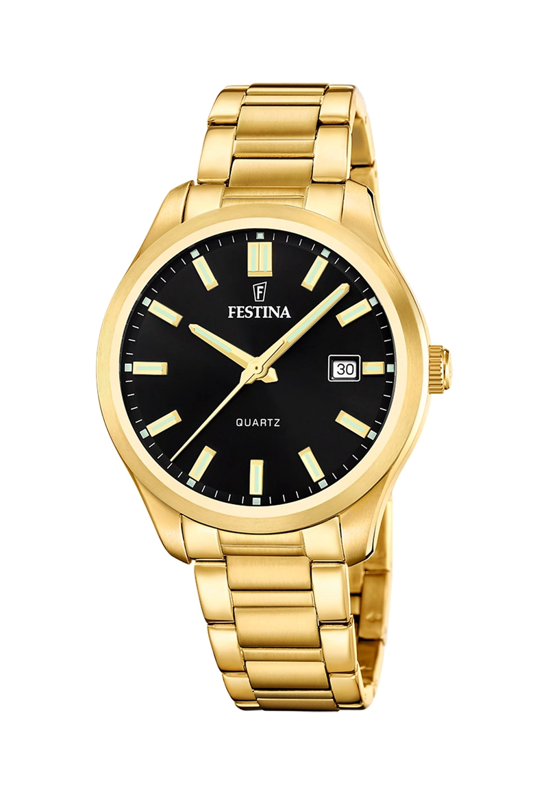 RELOJ F20740/3 FESTINA NEGRO HOMBRE ACERO CLASICO - 1