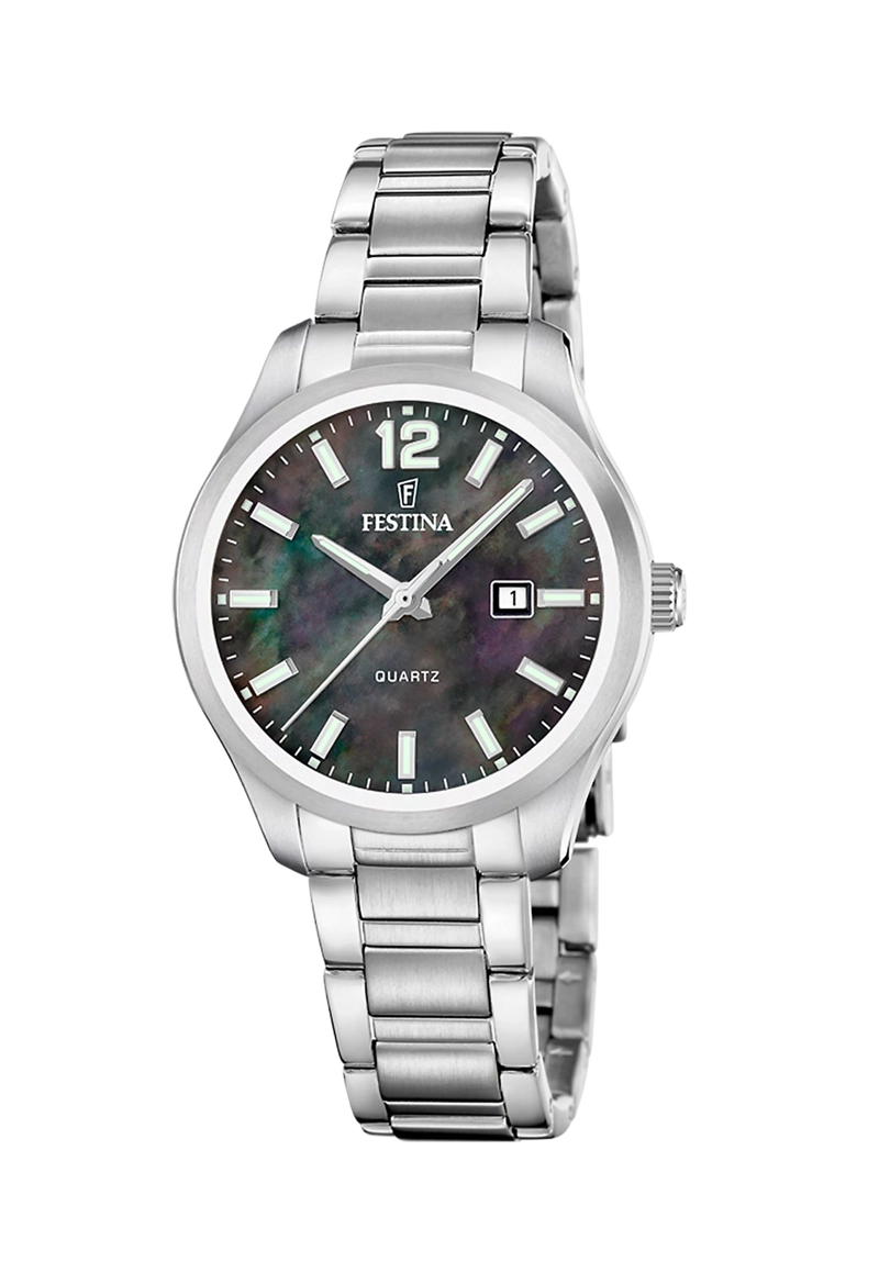 RELOJ F20737/7 FESTINA NEGRO MUJER ACERO CLASICO - 1