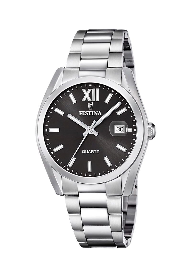 RELOJ F20707/6 FESTINA NEGRO HOMBRE ACERO CLASICO - 1